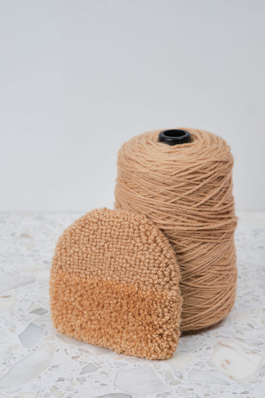 Oodi väreille -pienteos Pyöreä, Väri Toffee